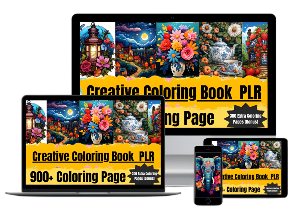 Creative Coloring Book PLR