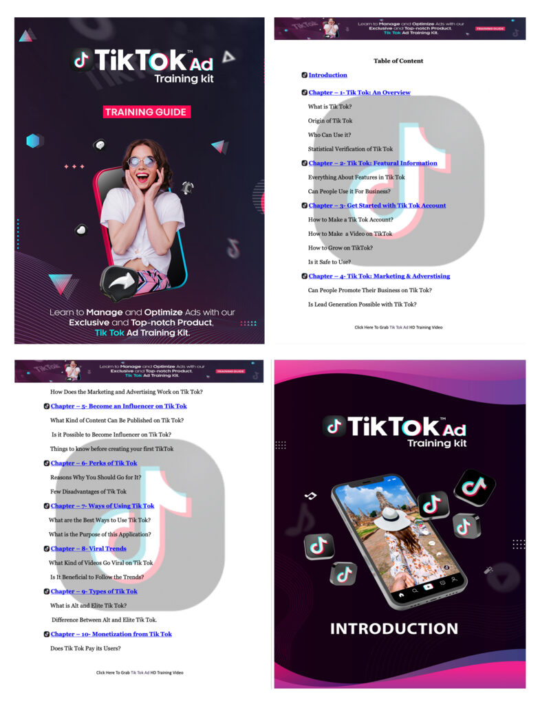 TikTok AD Training Kit