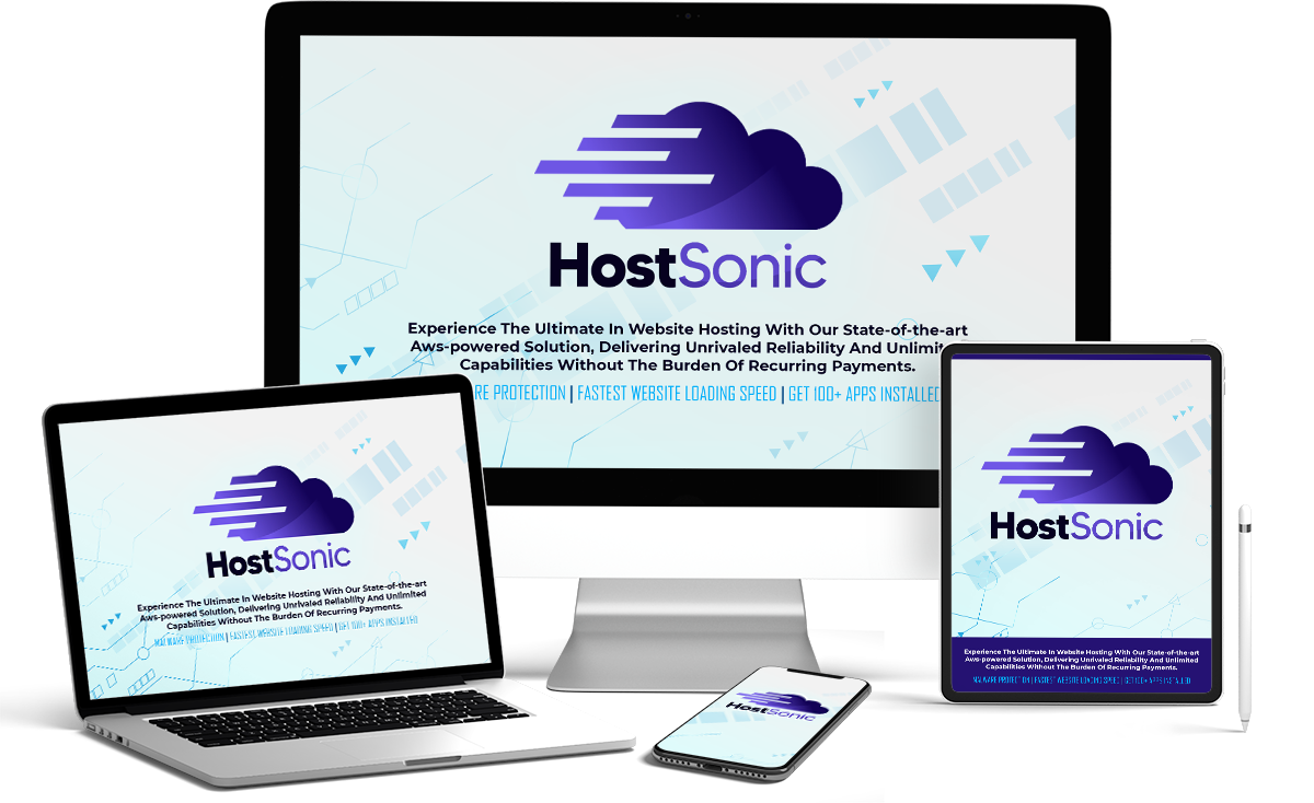 HostSonic - website infrastructure for an AI income business