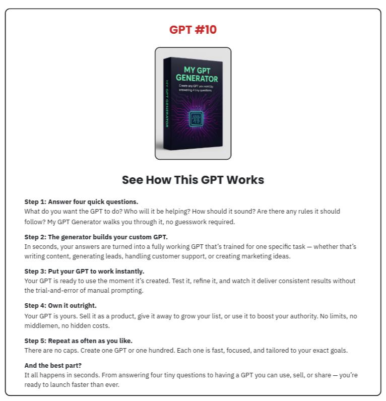 Top 10 2025 GPTs review