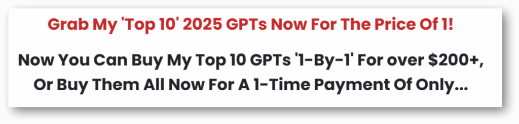 Top 10 2025 GPTs review