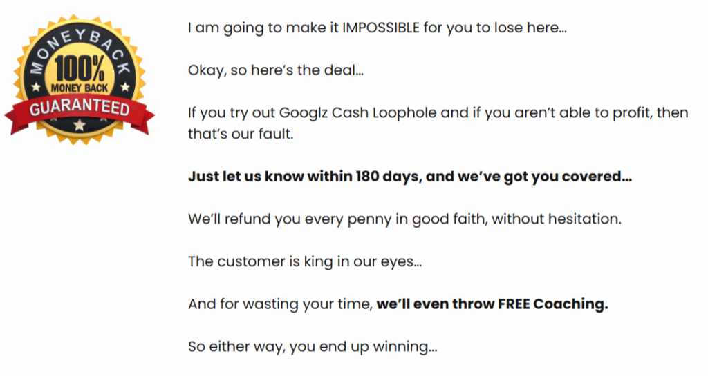 Googlz Cash Loophole Review