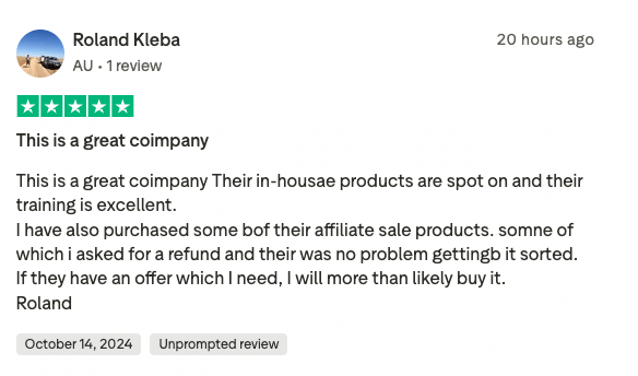 AI Sales Room Testimonial 2