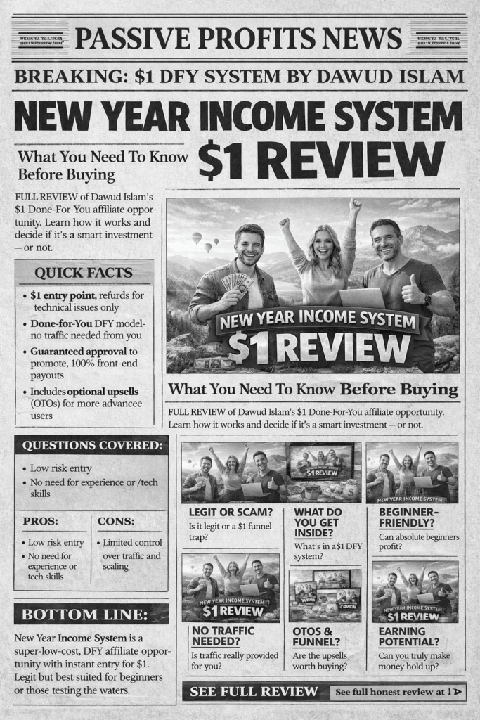 New Year Income System $1 Review