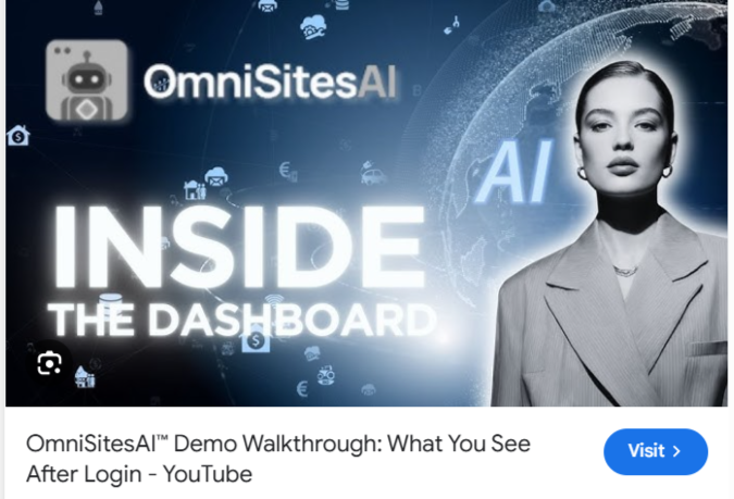 OmniSitesAI demo walkthrough