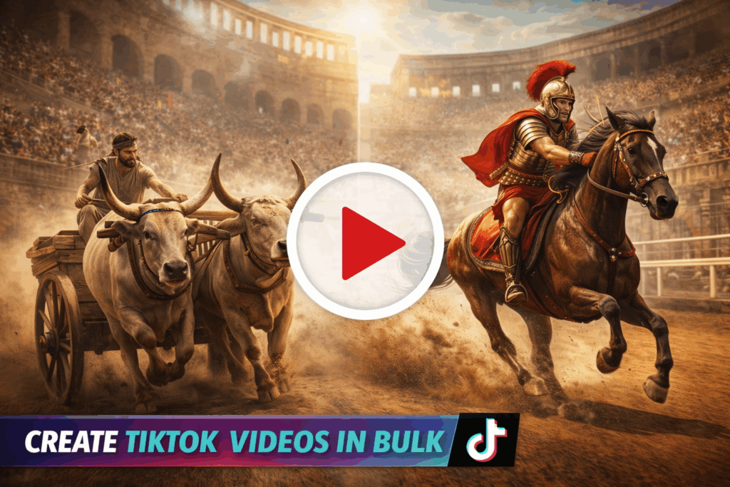 create TikTok videos in bulk