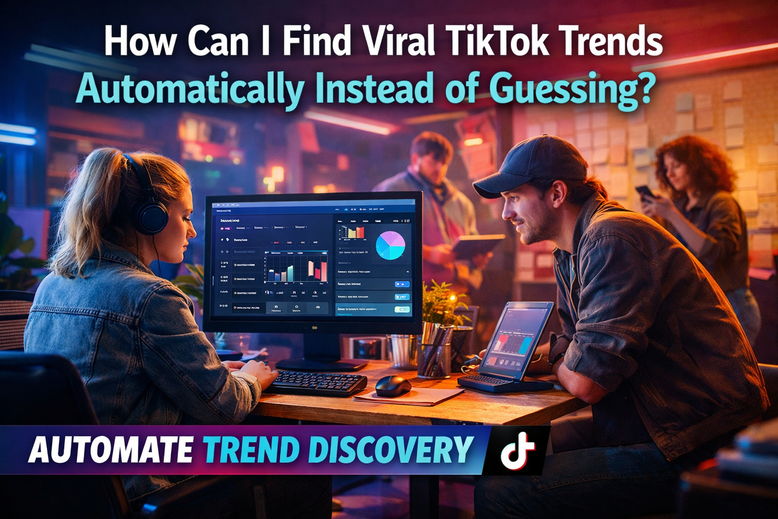 find viral TikTok trends automatically