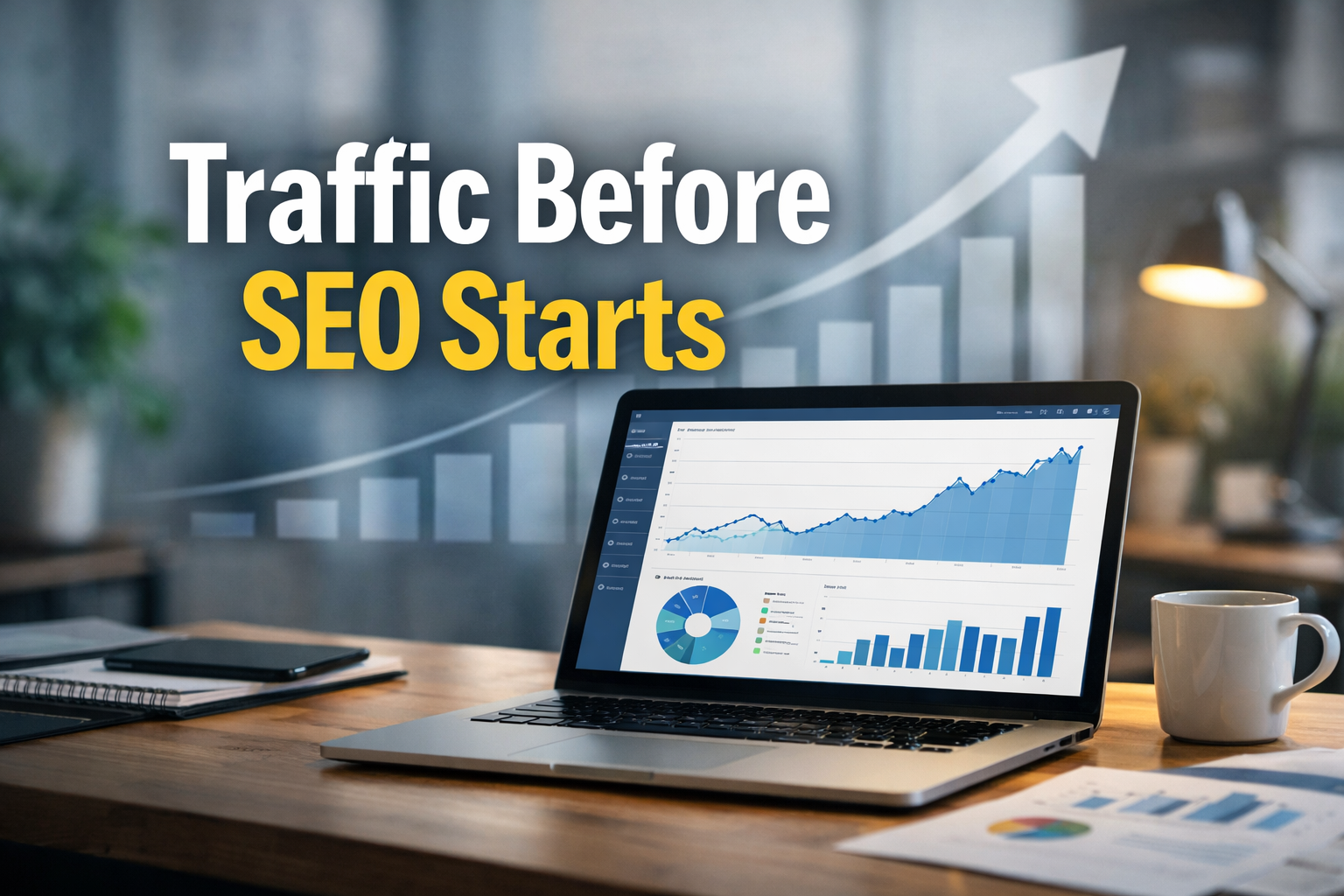 get traffic before SEO ranks