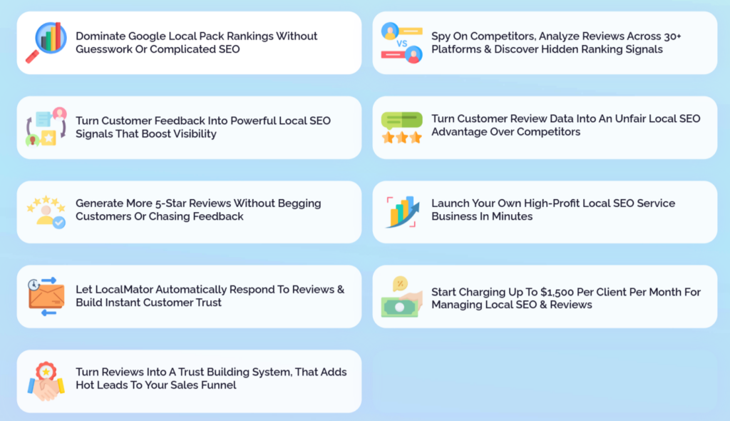 LocalMator Dashboard Overview AI Local SEO Tool
