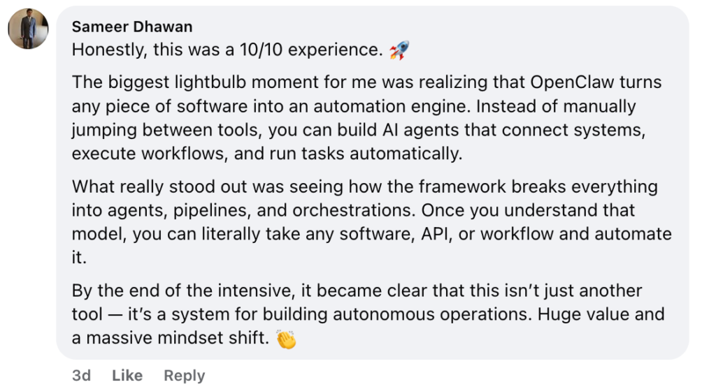 OpenClaw Cracked demo showing how AI builds funnels and launches campaigns automatically
