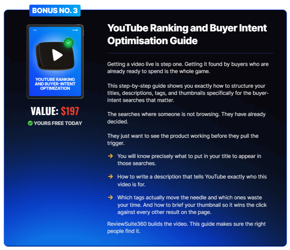 reviewsuite 360 bonus delivery system