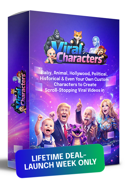 Viral Characters AI bundle deal including all upgrades and launch bonuses

