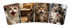 meme style reaction videos created with AI characters
