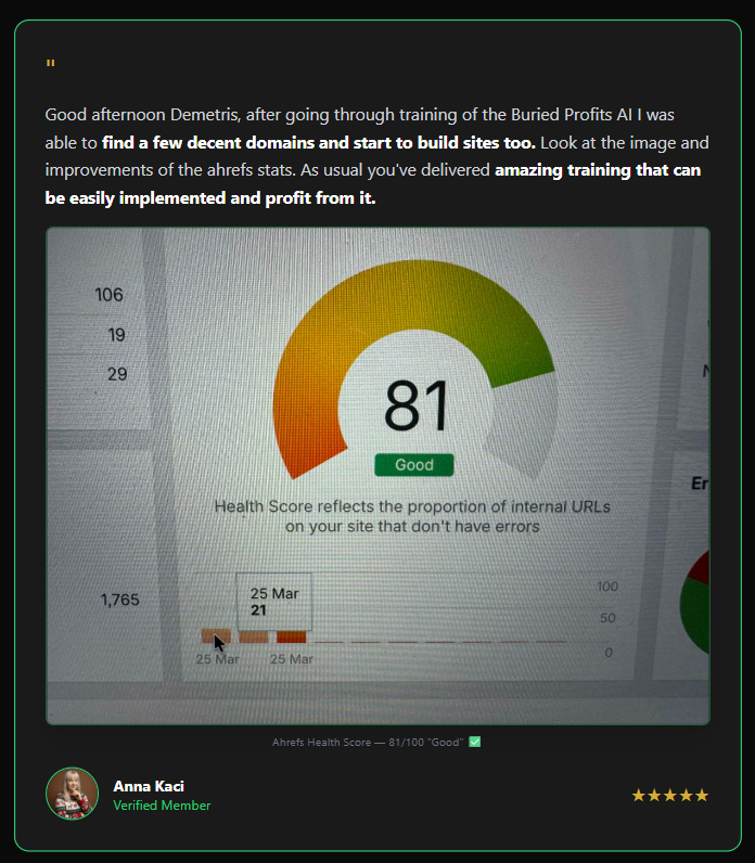 Buried Profits AI Domain Finder Tool