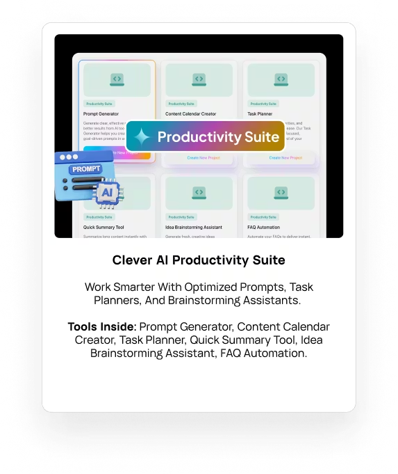 Clever AI training on website URL to generate personalized outputs
