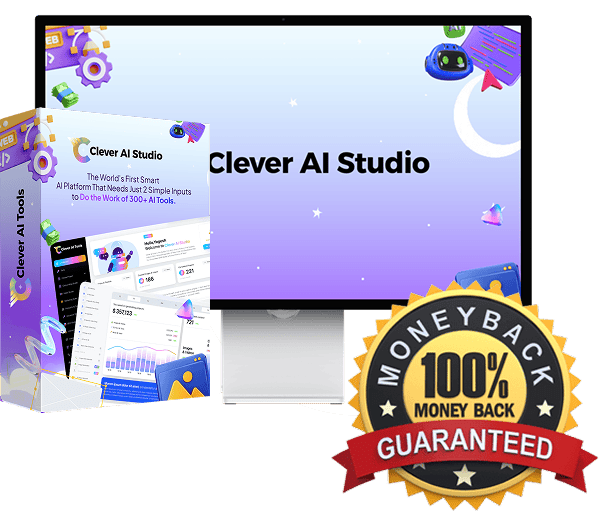 Clever AI generating blog posts ads and marketing content automatically
