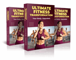 Ultimate Fitness Transformation review dashboard showing course structure and lessons