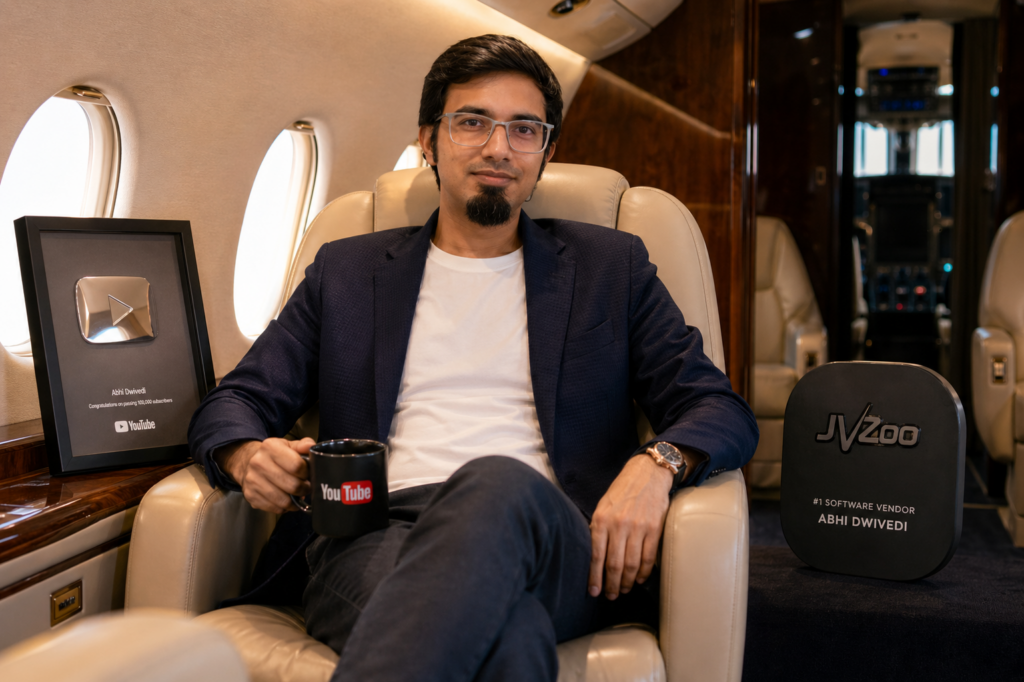 Abhi Dwivedi is a well-known figure in the digital product space. With over 100,000 users and multiple successful launches, his track record adds credibility.