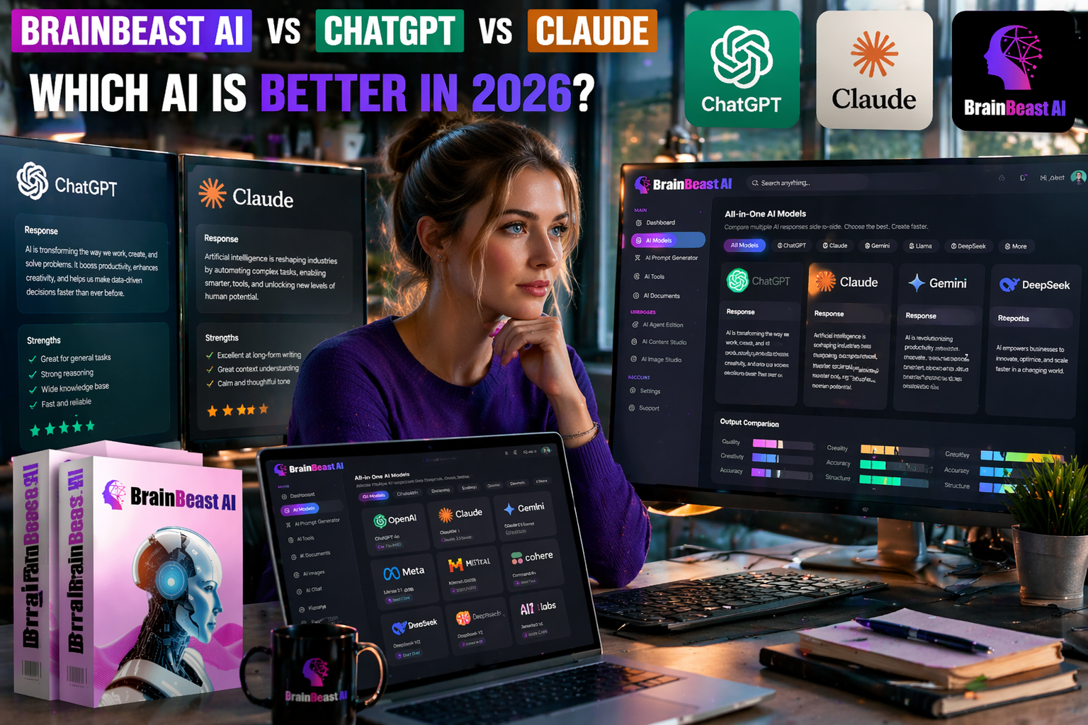 Compare BrainBeast AI vs top AI tools. Find the best choice.