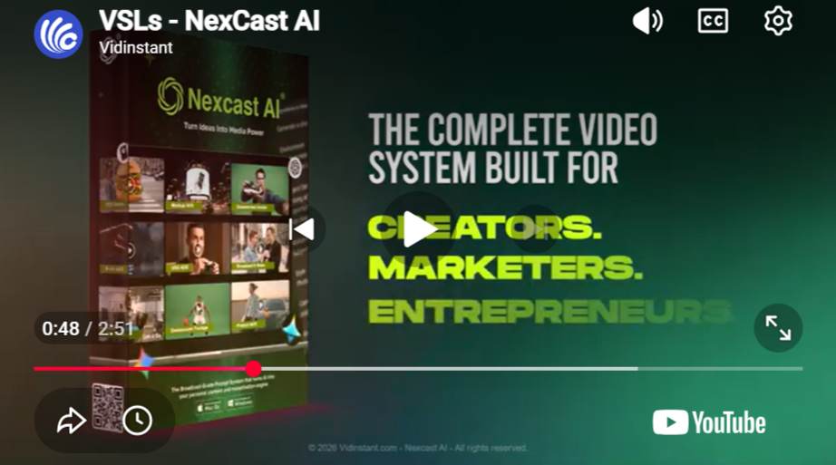NexCast AI 2026 Review: Is This the Future of Video Marketing?
