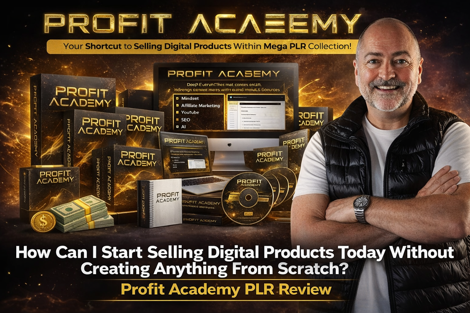how can I start selling digital products today without creating anything from scratch