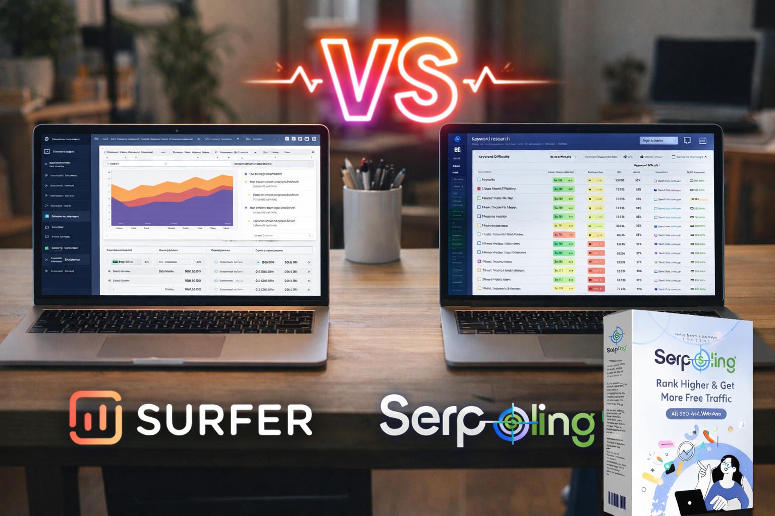 Compare SerpSling vs Ahrefs for pricing, ease, and results.