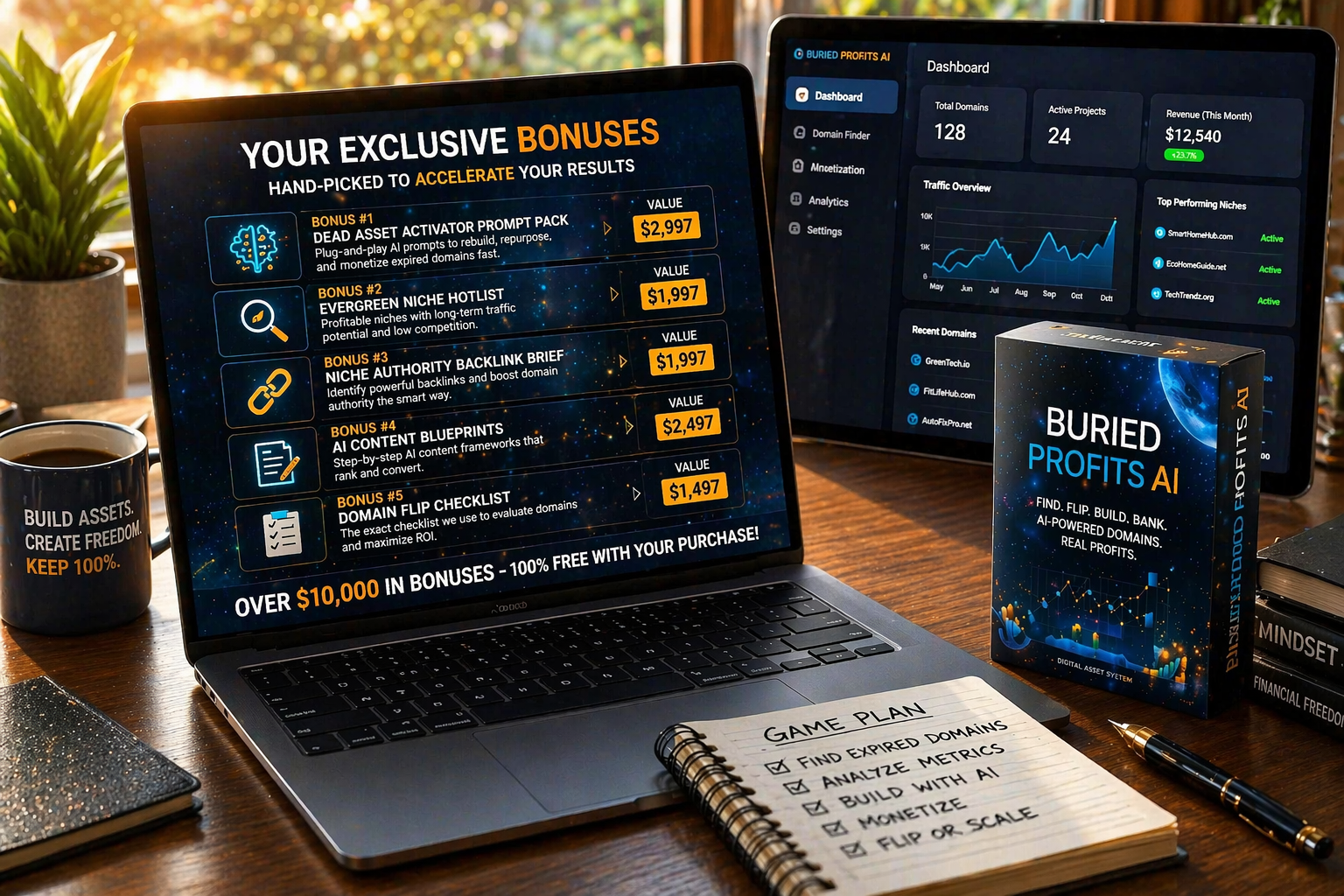 Detailed look at Buried Profits AI bonuses and whether they add real value.