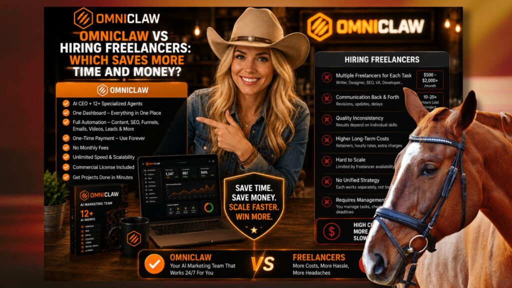 Marketing automation is possible for businesses. According to users, OmniClaw replaces multiple freelancers affordably.