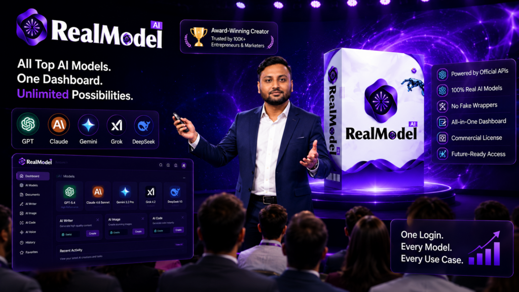 RealModel AI was launched by Udhabb Pramanik and the Insource Apps team. They’ve been involved in multiple AI-focused software launches in the digital marketing and automation space.