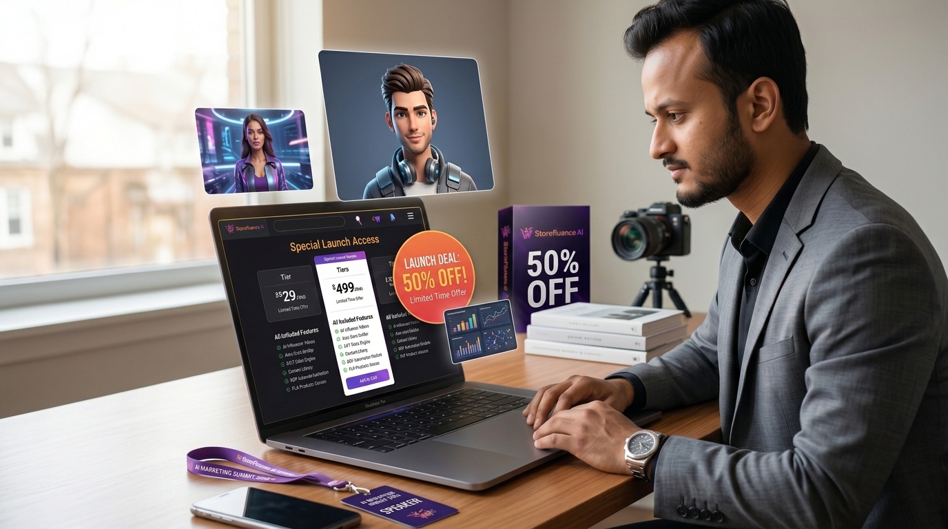 Breaking down the StoreFluence AI launch discount, coupon codes and one-time pricing so you can decide whether to grab this AI video influencers + store builder deal now or wait.