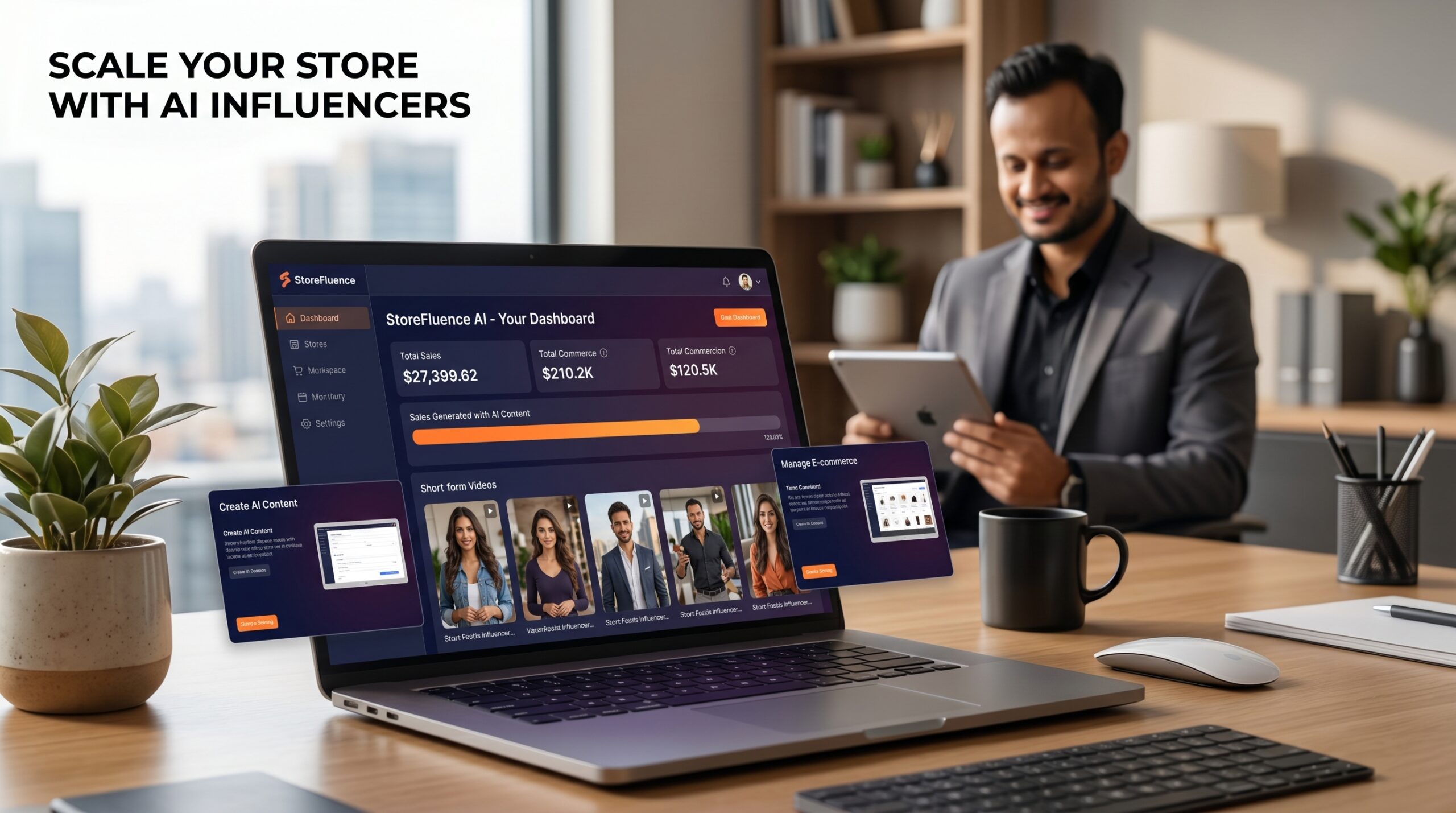 In-depth StoreFluence AI review: see how this Claude-level AI creates hyper-realistic video influencers plus a self-updating online store to drive automated eCom and affiliate sales.