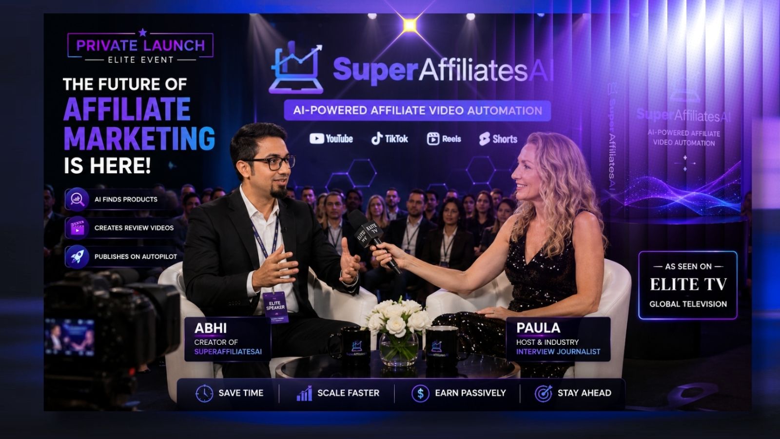 Passive affiliate commissions are possible for beginners. According to creator demos, in under 7 days users can launch review channels.