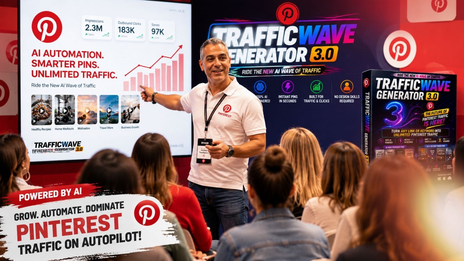 Free Pinterest traffic is possible for affiliate marketers. According to WarriorPlus buyers, within days of setup.