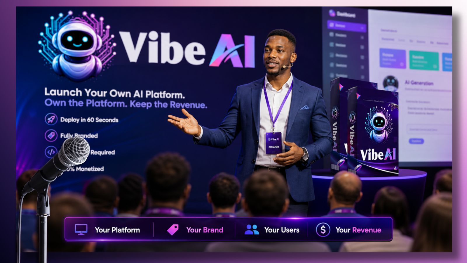 Launching your own AI SaaS is possible for beginners. According to early users, results appear in under 60 seconds.