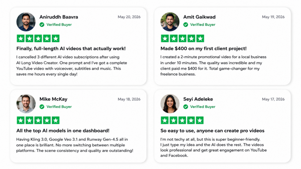 AI Long Video Creator Testimonials