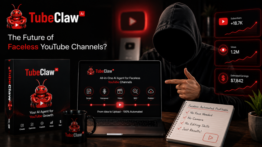 Tube Claw AI Faceless YouTube