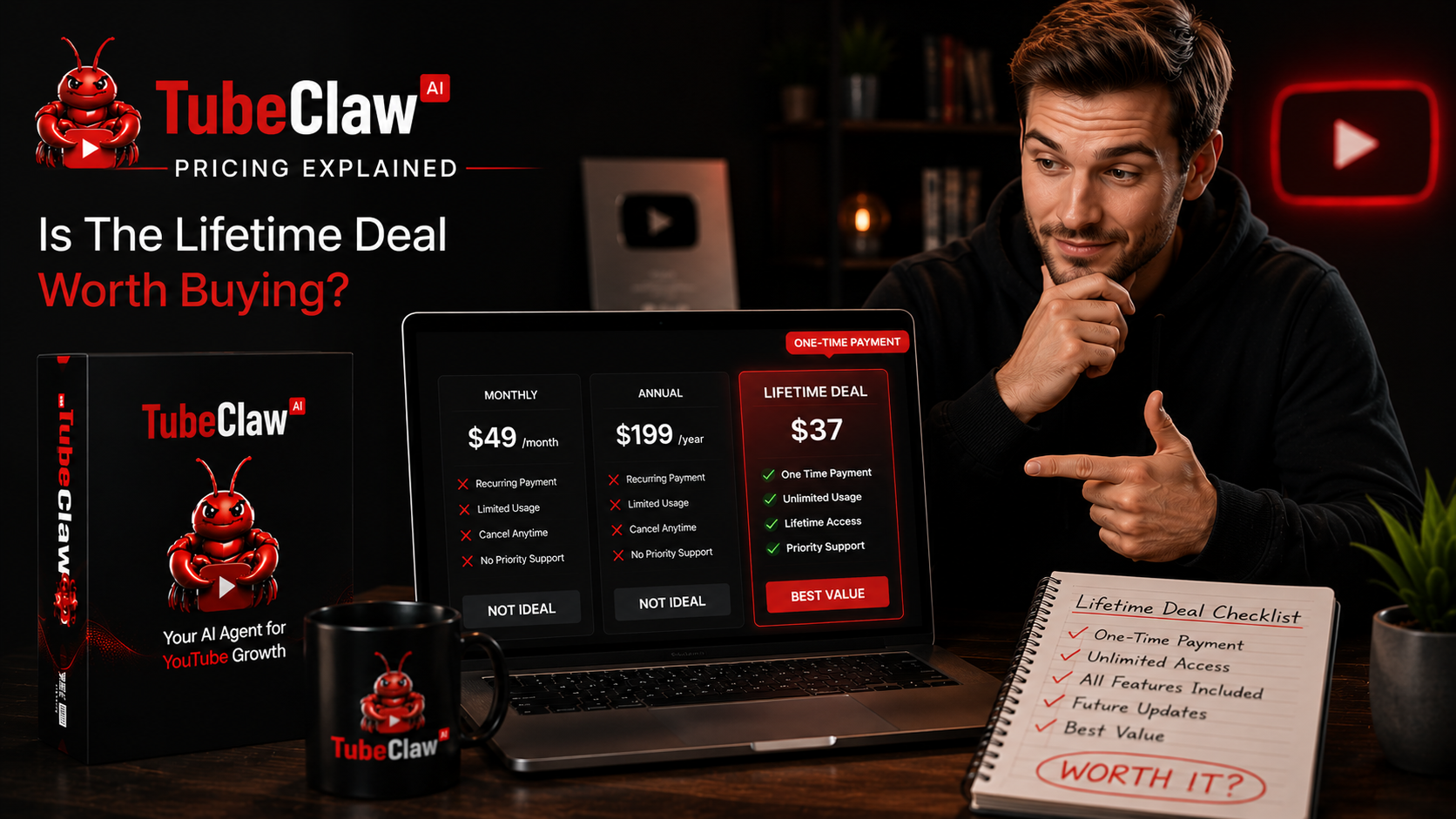 Tube Claw AI Pricing