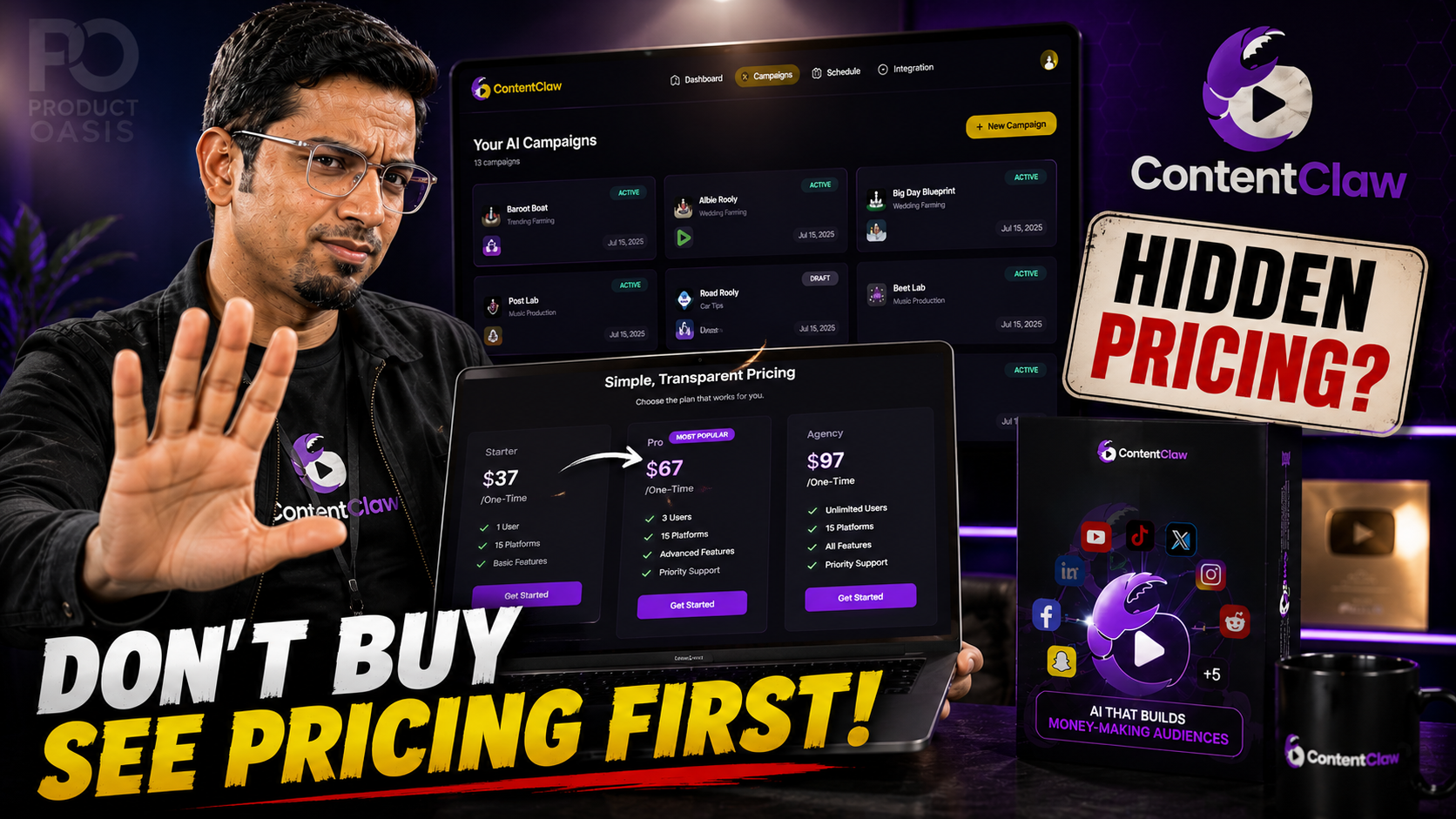 ContentClaw pricing