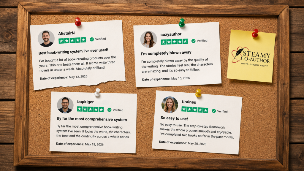 Steamy C0-Author Testimonials