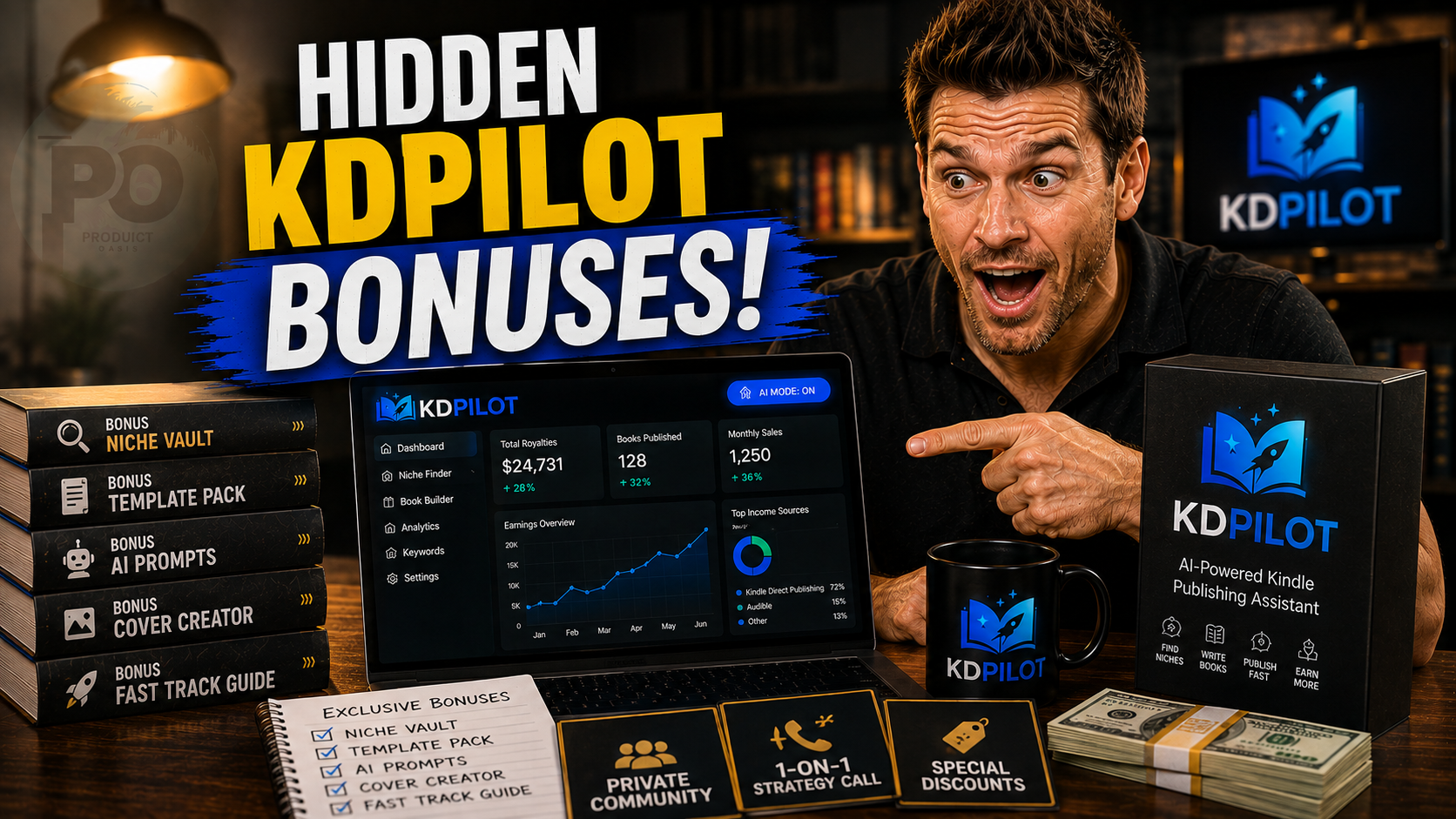 KDPilot bonuses