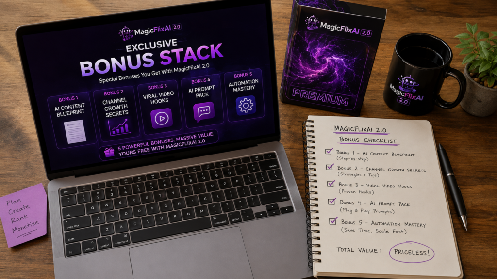 MagicFlixAI 2.0 bonuses
