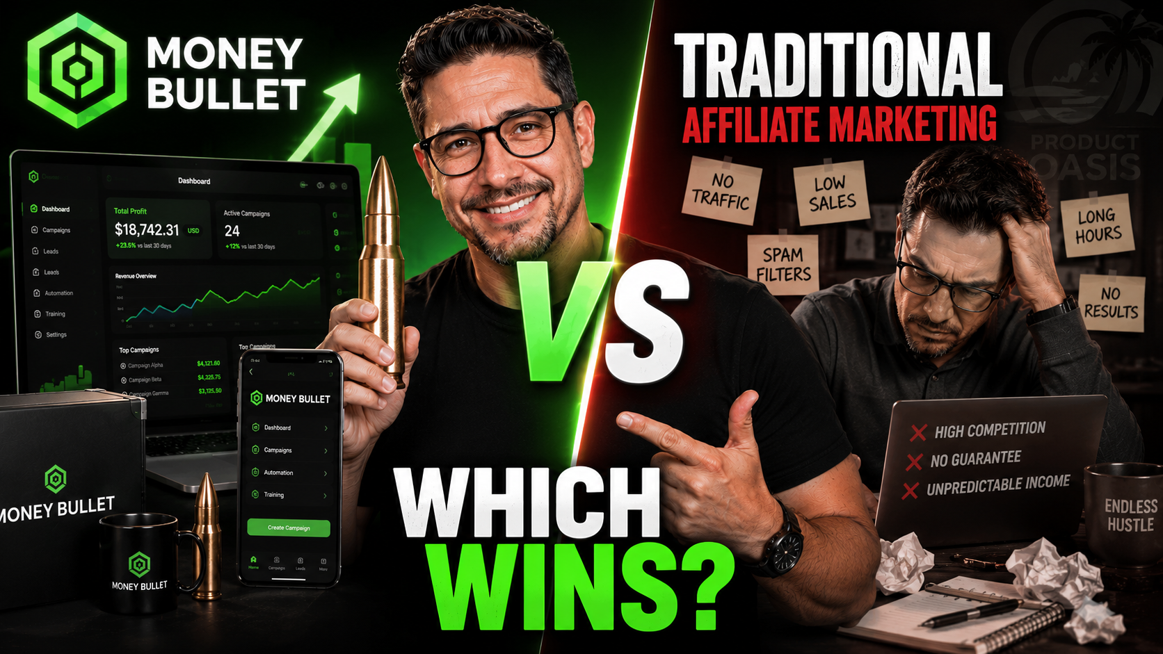 Money Bullet vs affiliate marketing