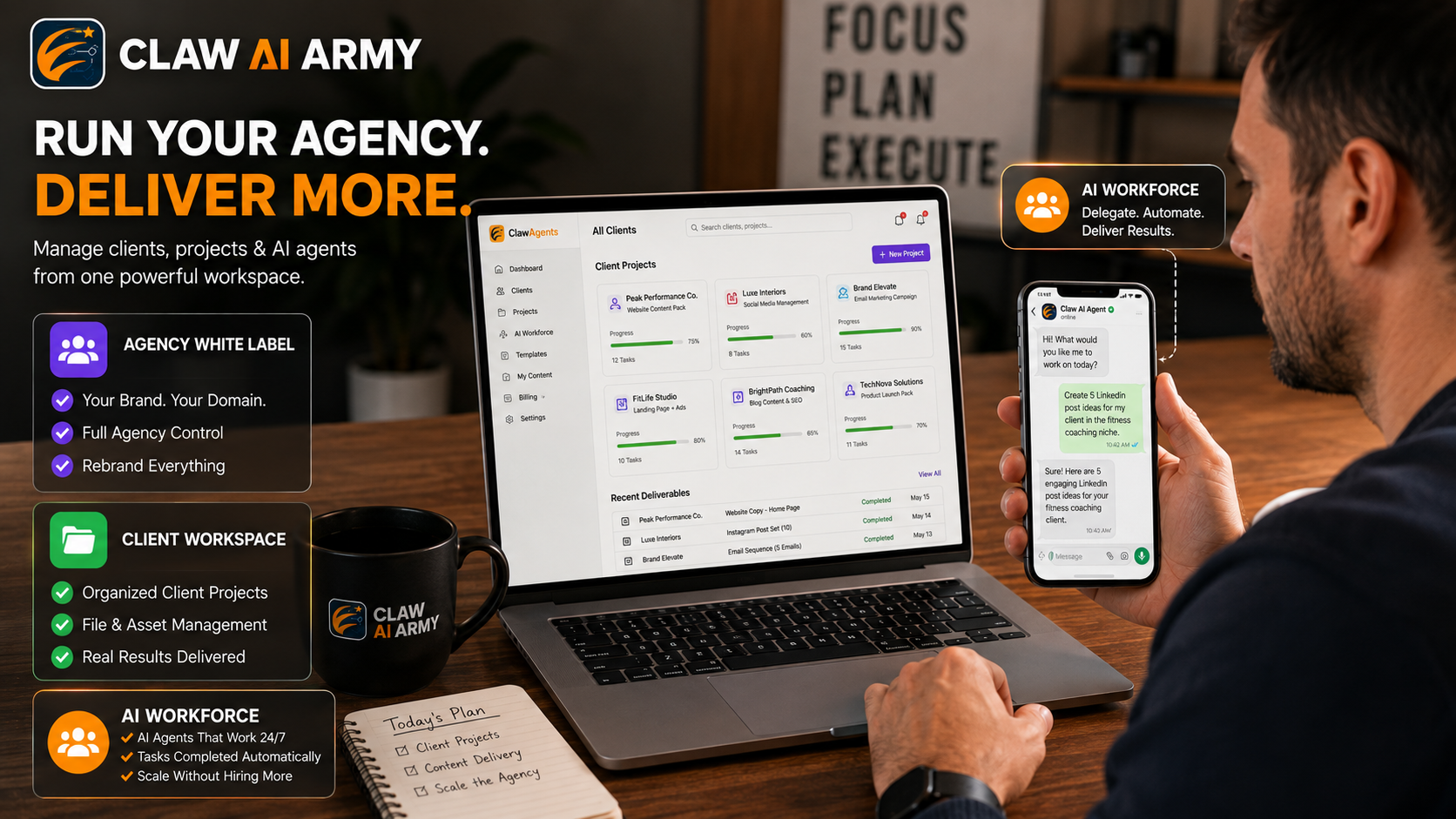 Claw AI Army agency license