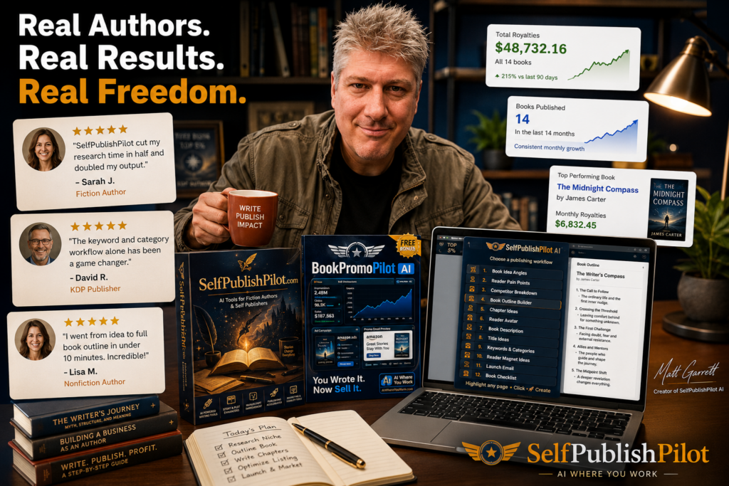 SelfPublishPilot AI Matt Garret
