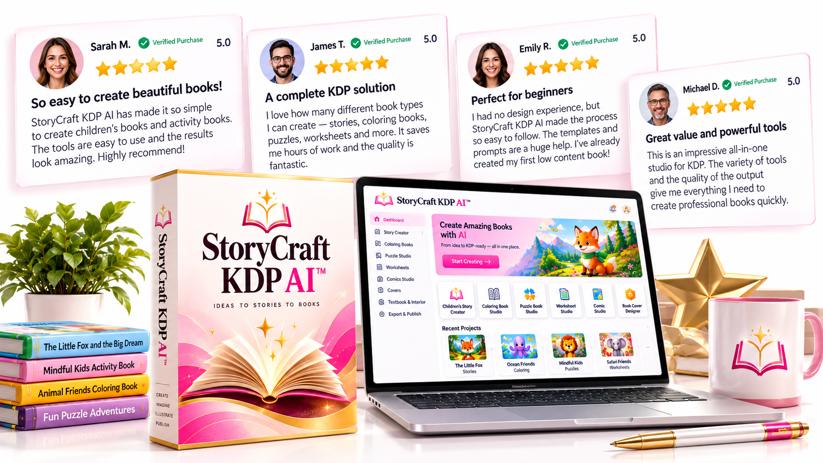 StoryCraft KDP AI Testimonials