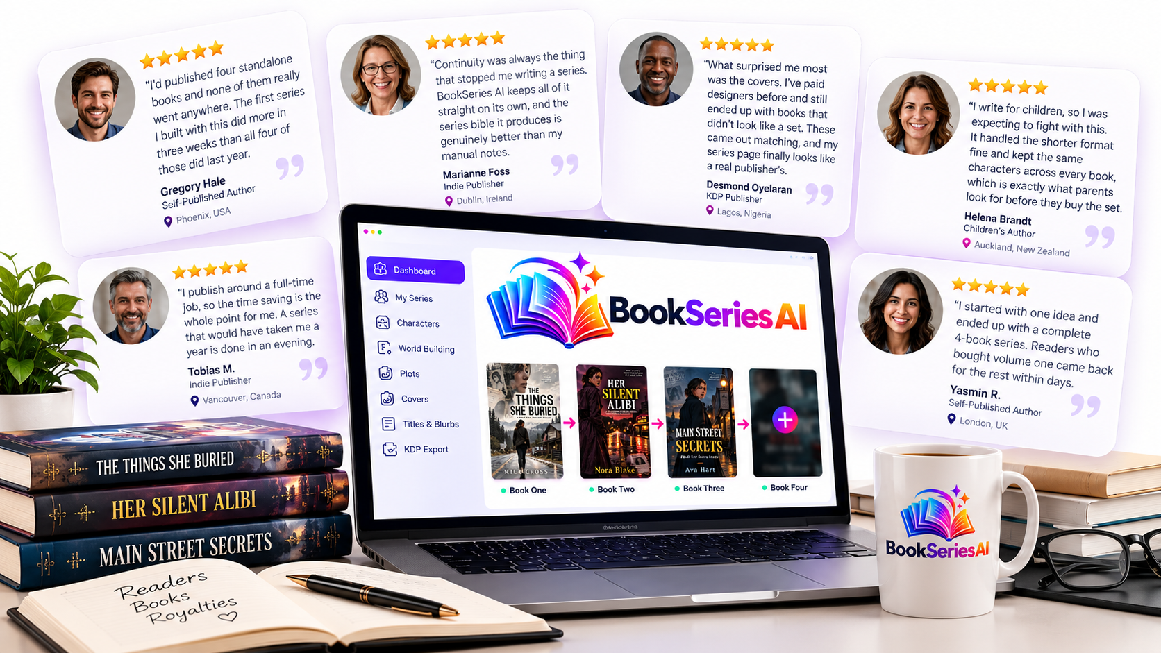 BookSeries AI Testimonials BookSeries AI Testimonials