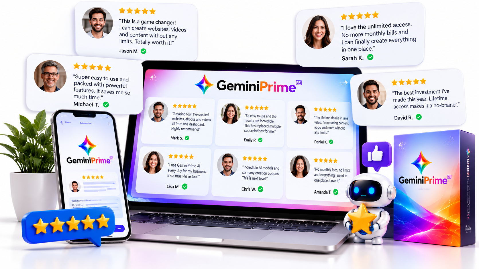 GeminiPrime AI Testimonials GeminiPrime AI Testimonials
