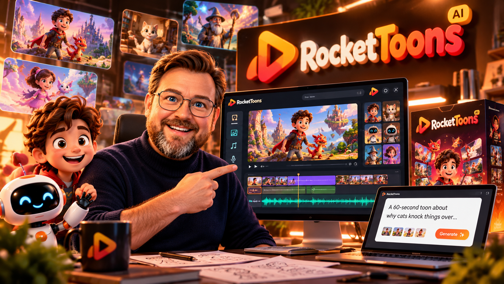 RocketToons AI Review